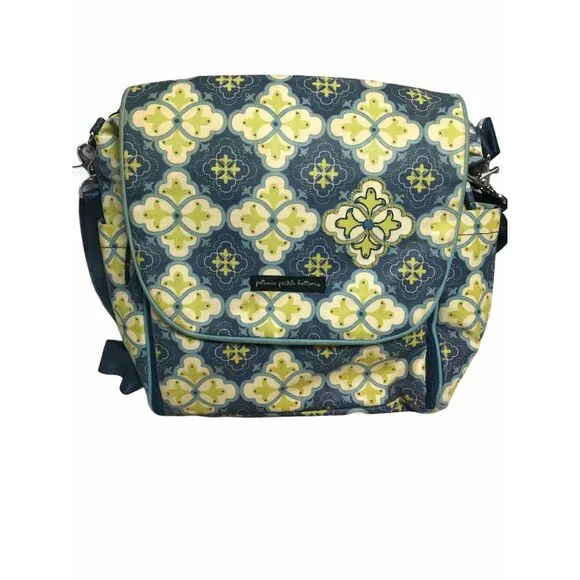 Petunia Pickle Bottom Diaper Majestic Murano Boxy Bag Backpack w/ Valet Clips - Picture 1 of 10